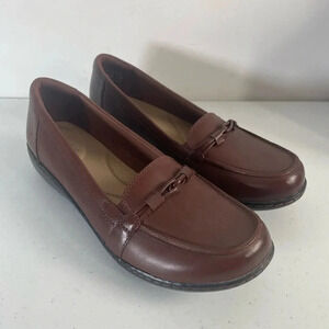 CLARKS Ashland Brown Ballot Loafers Size 10M New with Tag No Box